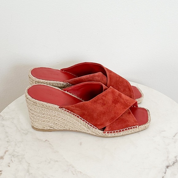 NEW Vince Gaelan Wedge Espadrille Sandals Size 10 - Picture 7 of 8